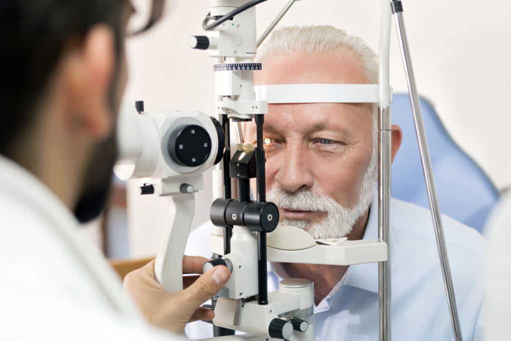 Doctor Checking Patient's Eyes